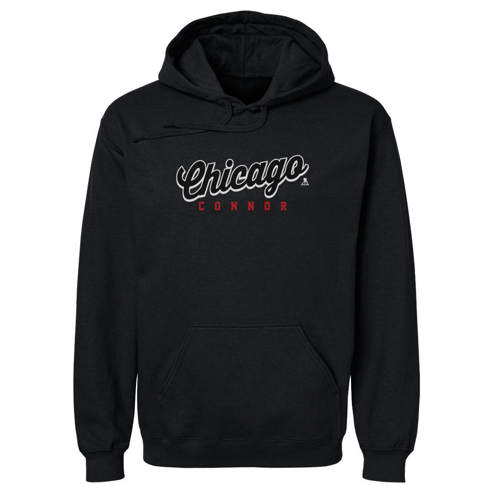 Connor Bedard Chicago Script Connor WHT (ONLINE ORDER ONLY)