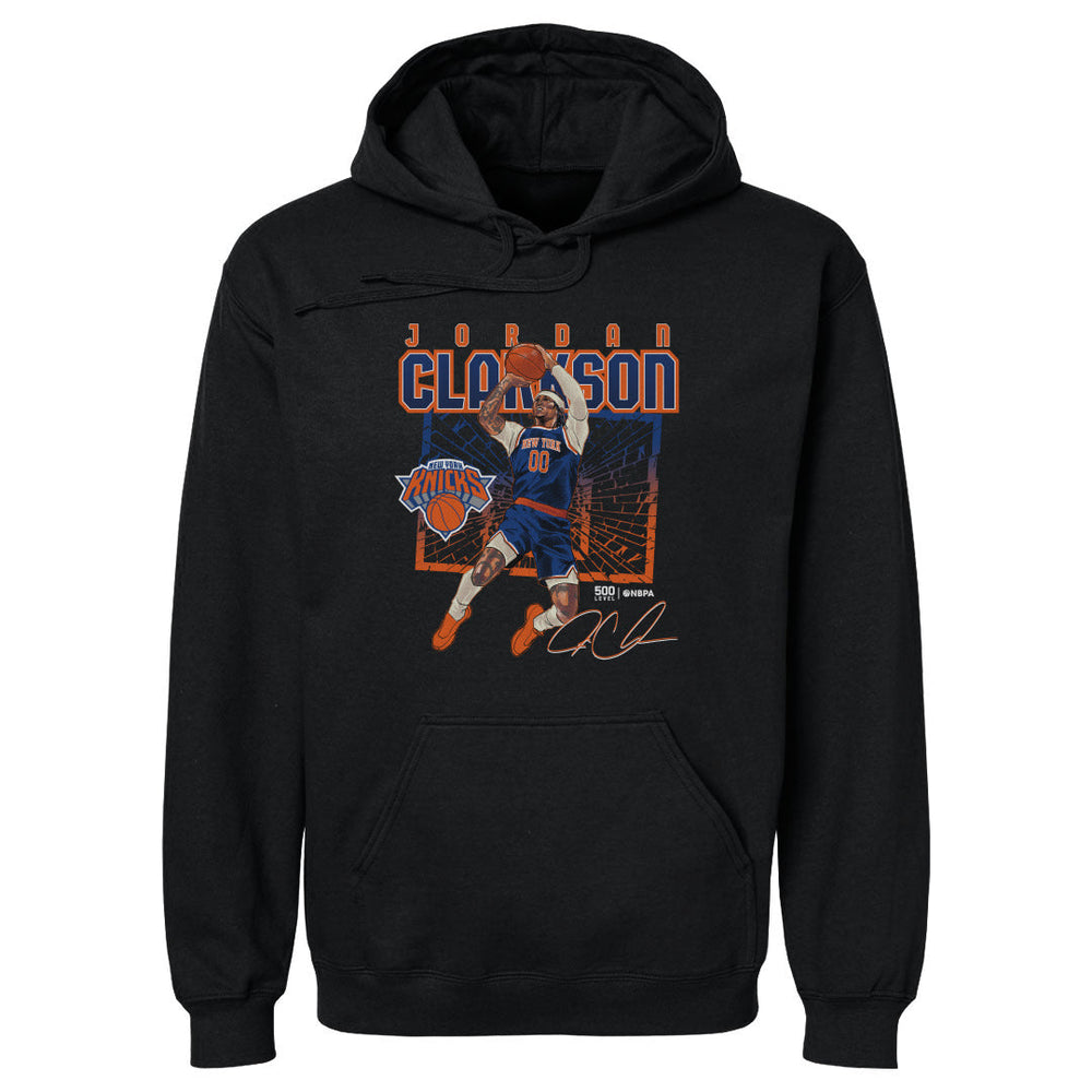 Jordan Clarkson New York Knicks Shattered WHT (ONLINE ORDER ONLY)