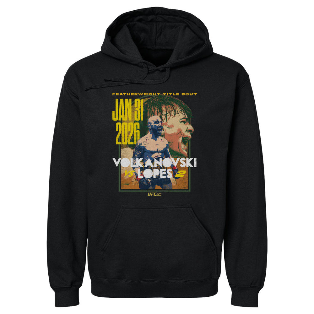 UFC 325 Volkanovski Vs. Lopes 2 Match Up WHT (ONLINE ORDER ONLY)