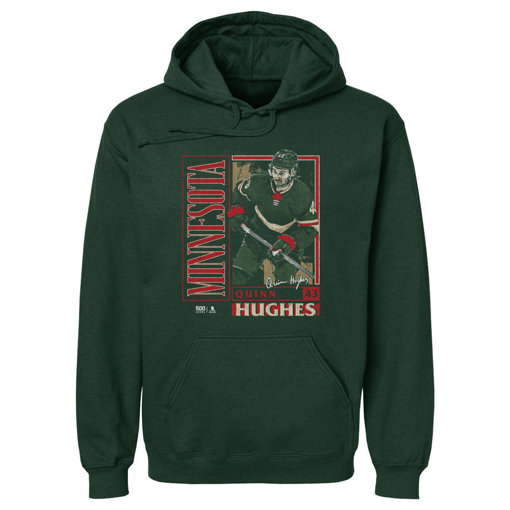Quinn Hughes Minnesota Vintage Card WHT (ONLINE ORDER ONLY)