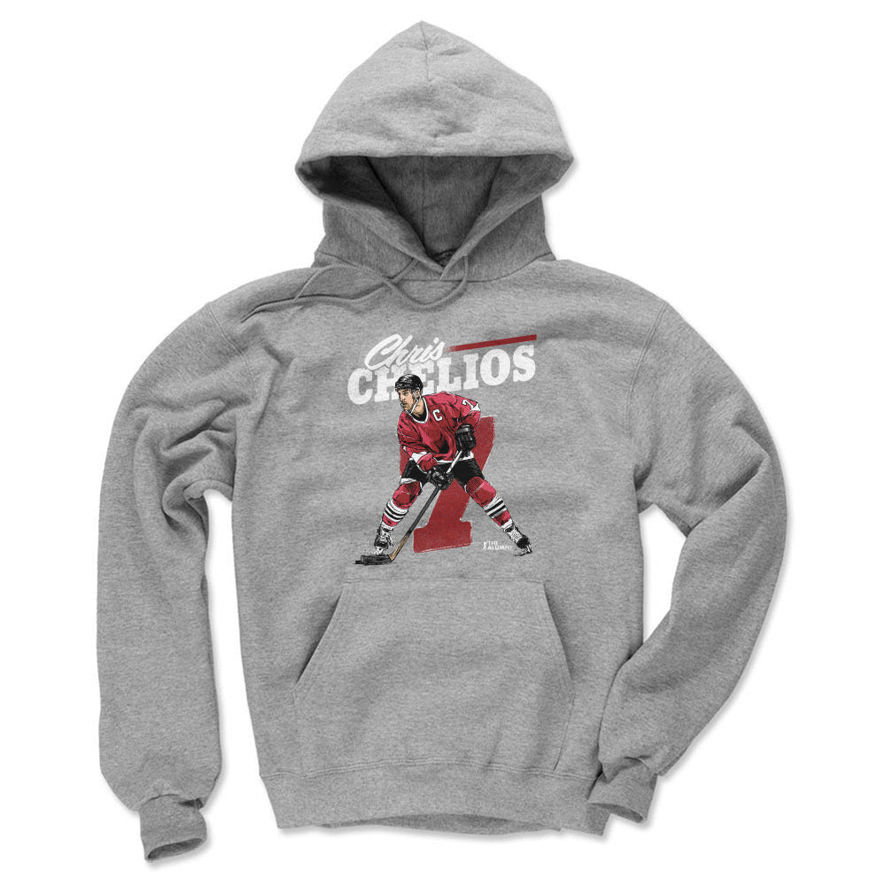 Chris Chelios Chicago Retro WHT (ONLINE ORDER ONLY)