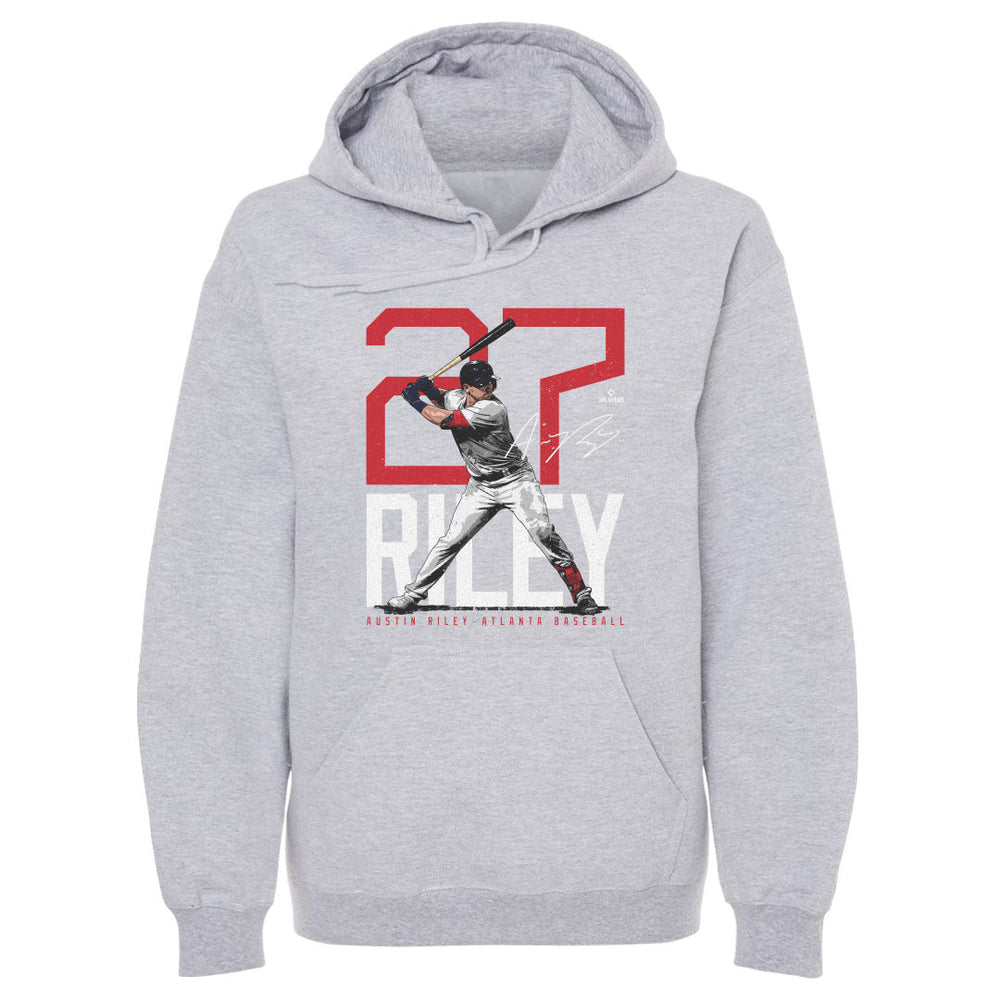 Austin Riley Atlanta Bold Number WHT