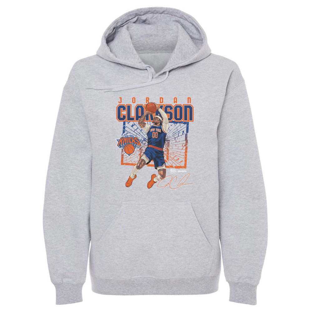 Jordan Clarkson New York Knicks Shattered WHT (ONLINE ORDER ONLY)