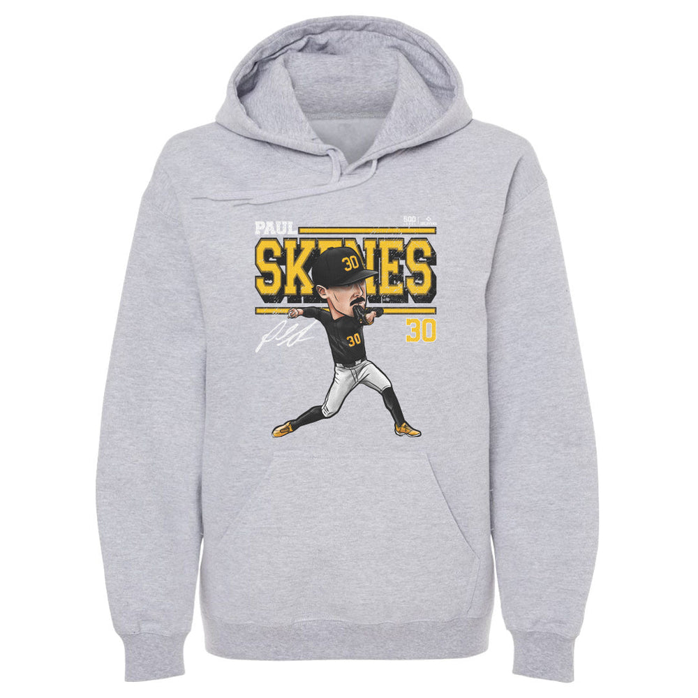 Paul Skenes Pittsburgh Cartoon WHT