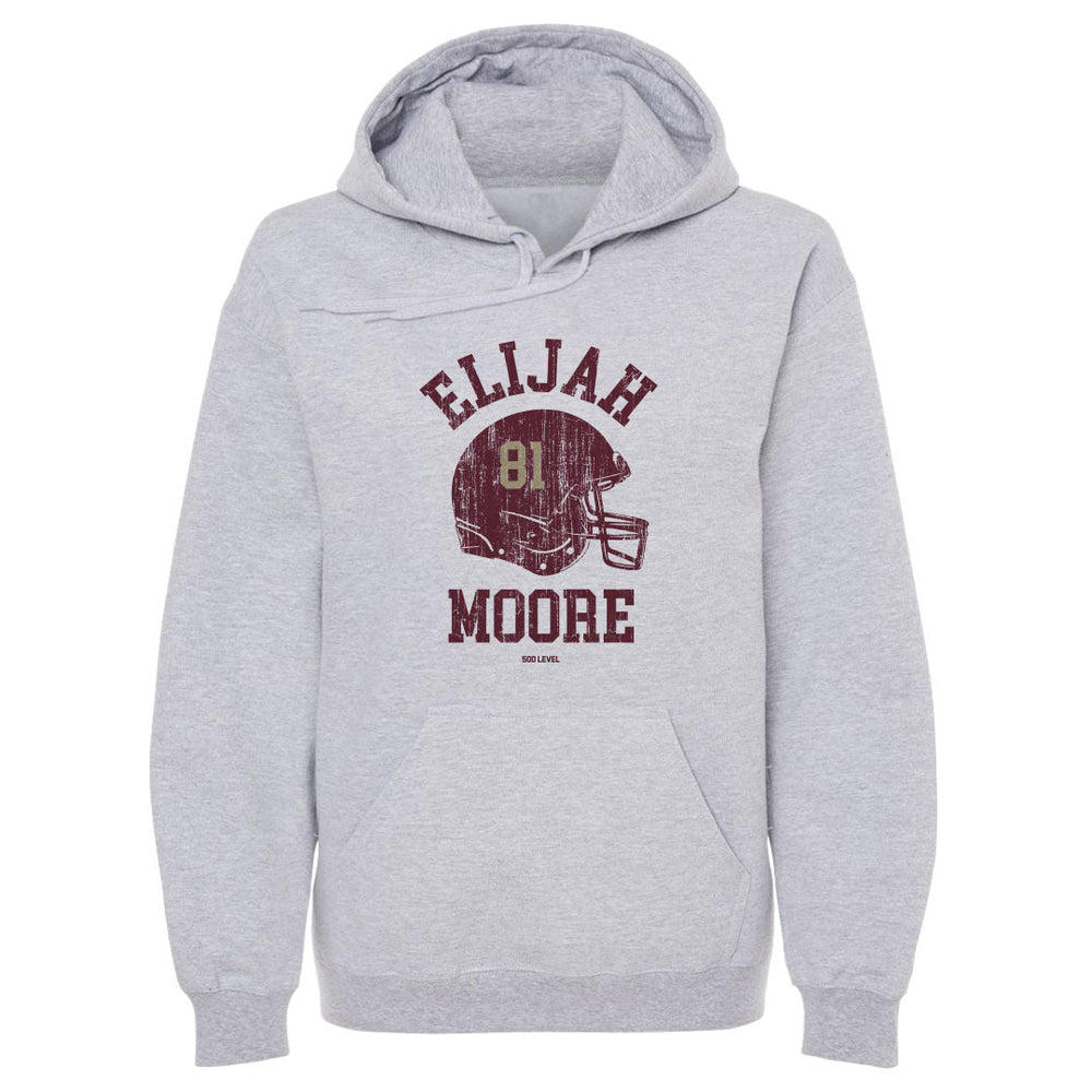 Elijah Moore College Helmet Font