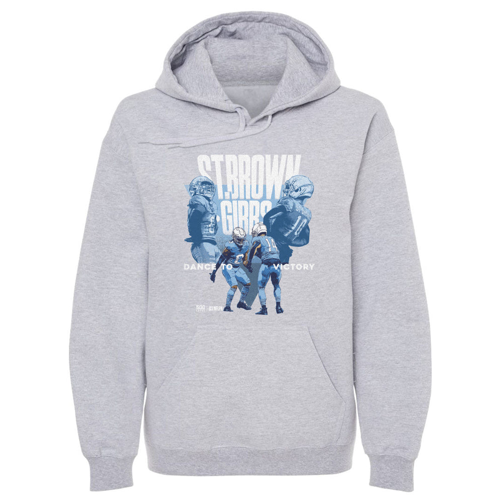 Jahmyr Gibbs & Amon Ra St. Brown Detroit Victory Dance WHT (ONLINE ORDER ONLY)