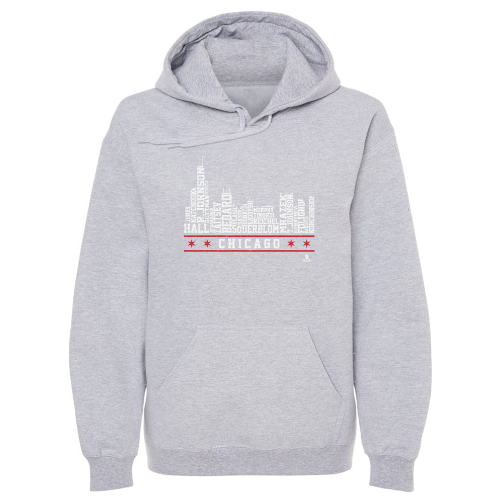 Chicago Hockey Roster Skyline 23 WHT (ONLINE ORDER ONLY)