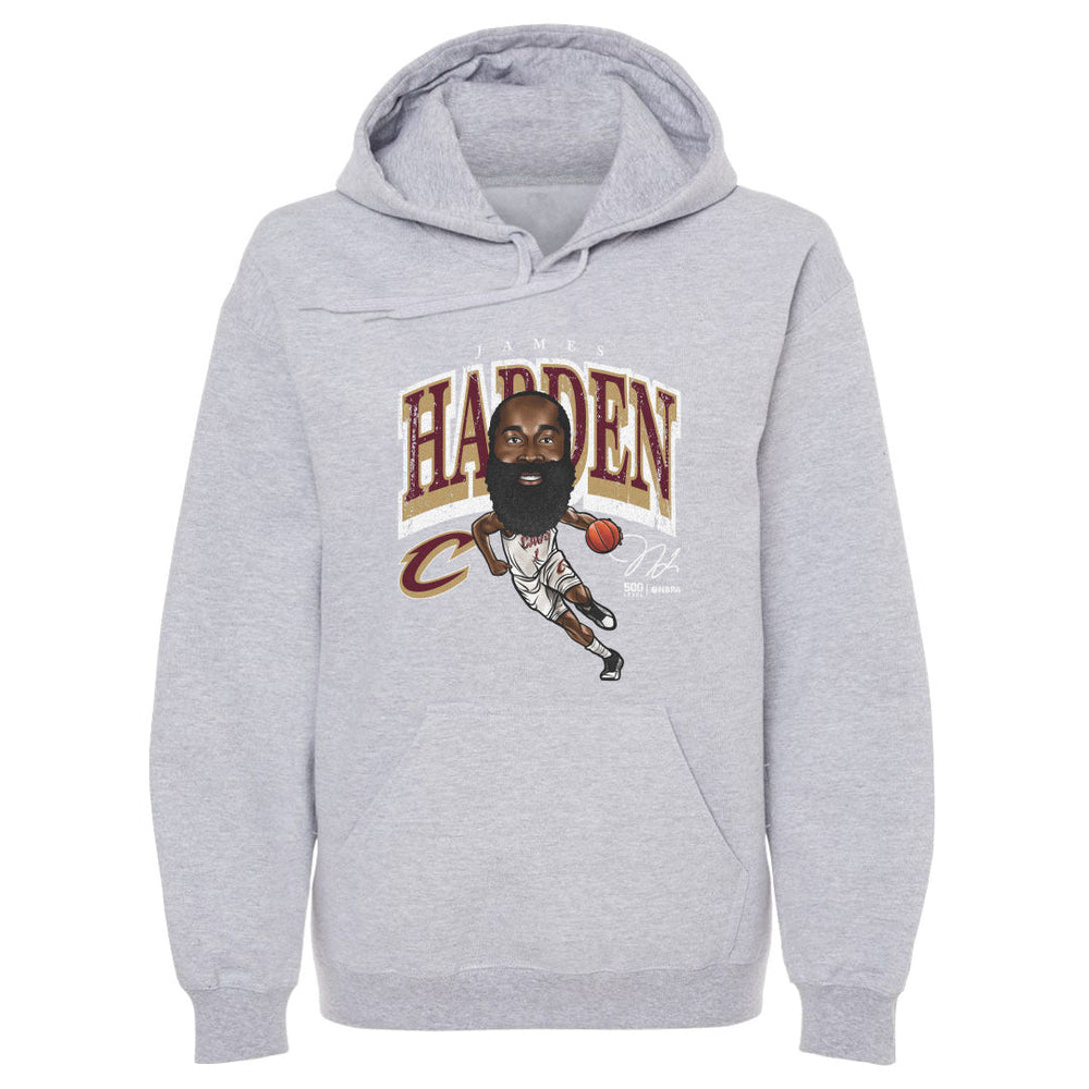 James Harden Cleveland Cavaliers Cartoon WHT (ONLINE ORDER ONLY)