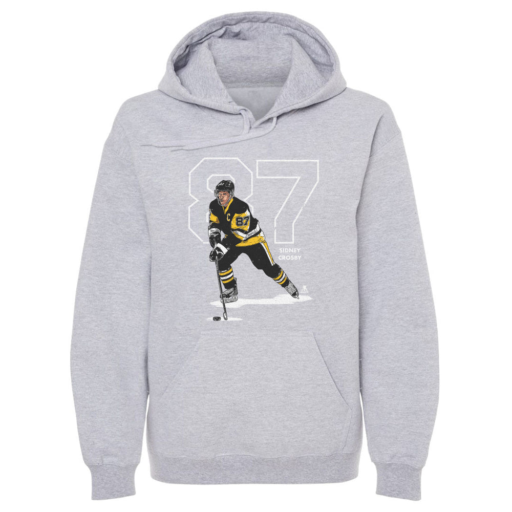 Sidney Crosby Outline W WHT