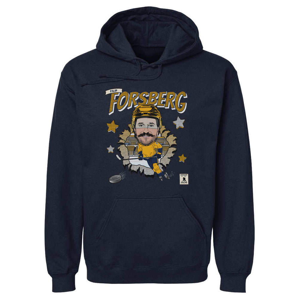Filip Forsberg Nashville Caricature WHT (ONLINE ORDER ONLY)