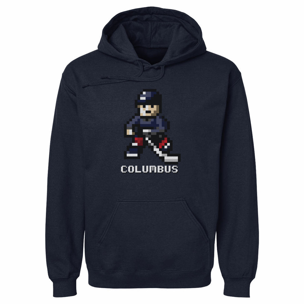 Columbus Hockey 8-bit WHT (ONLINE ORDER ONLY)