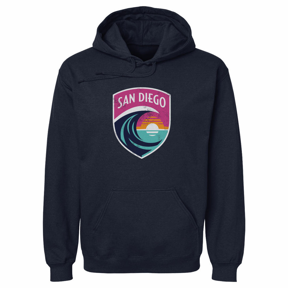 San Diego Wave FC Vintage Primary Logo WHT (ONLINE ORDER ONLY)