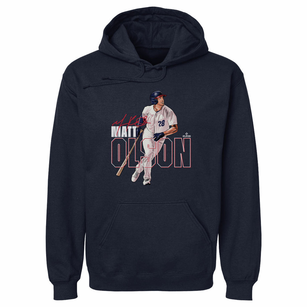 Matt Olson Atlanta Stance WHT