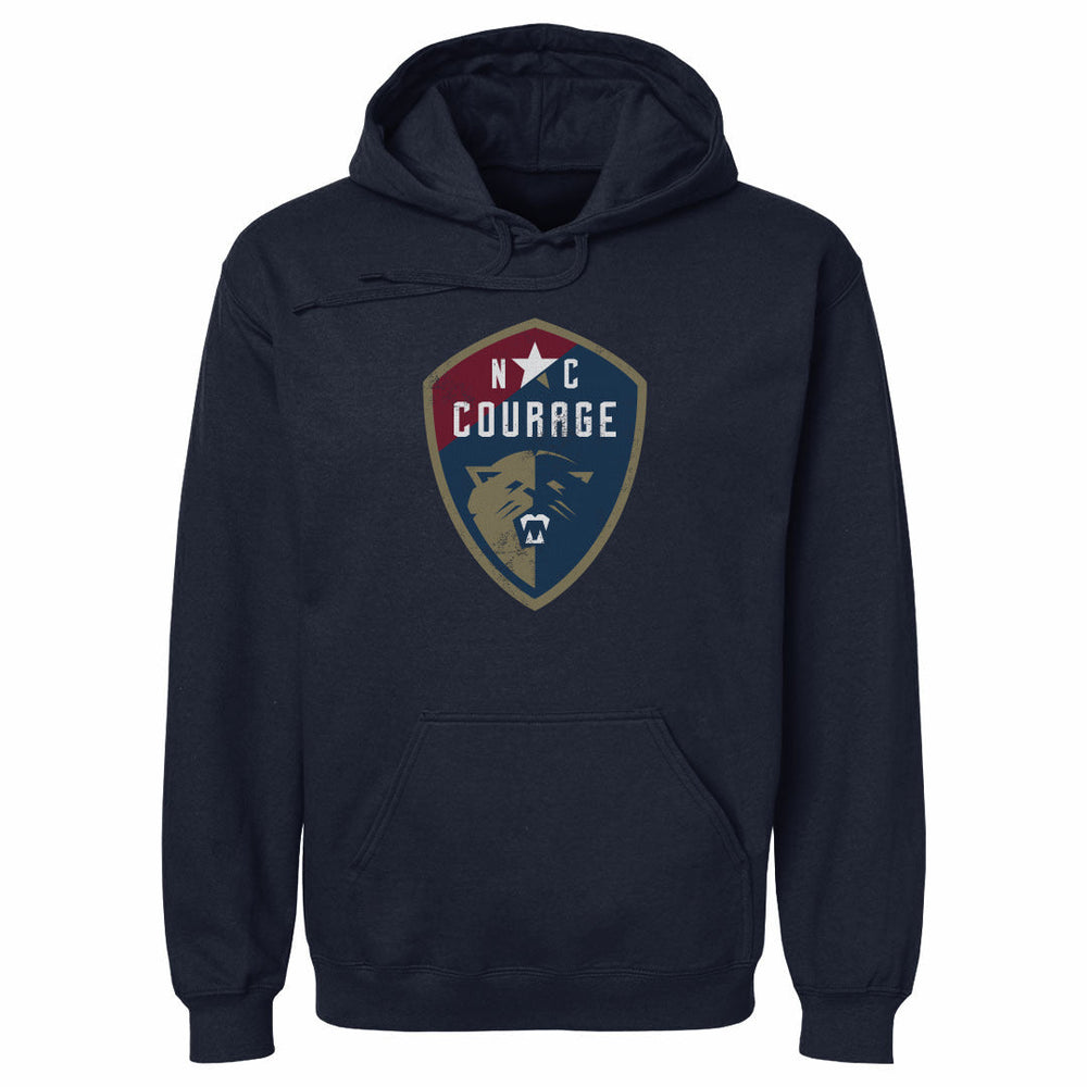 North Carolina Courage Vintage Primary Logo WHT (ONLINE ORDER ONLY)