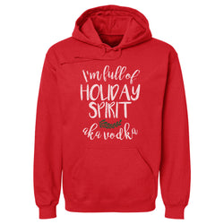 Christmas I'm Full Of Holiday Spirit WHT (ONLINE ORDER ONLY)