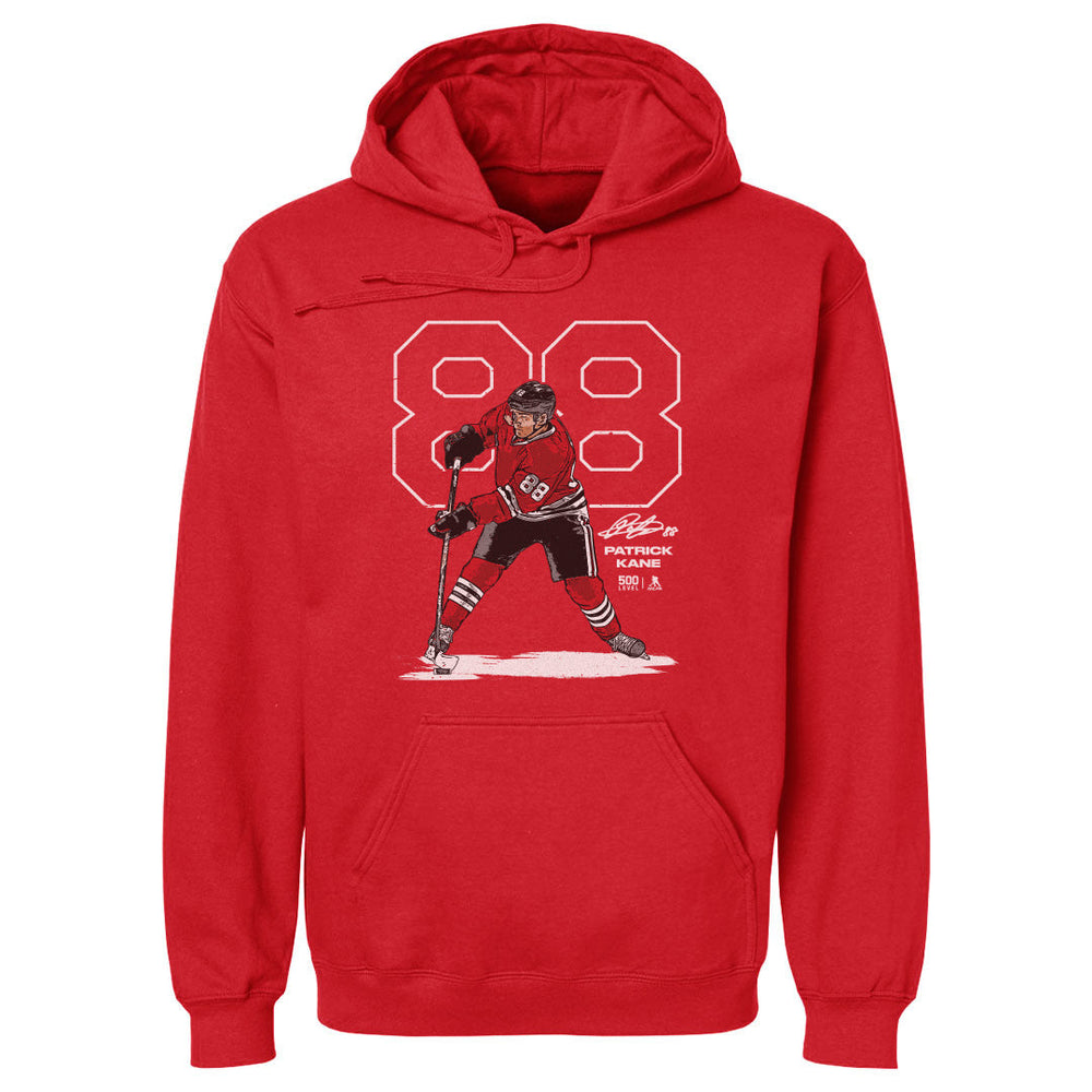 Patrick Kane Chicago Outline WHT (ONLINE ORDER ONLY)