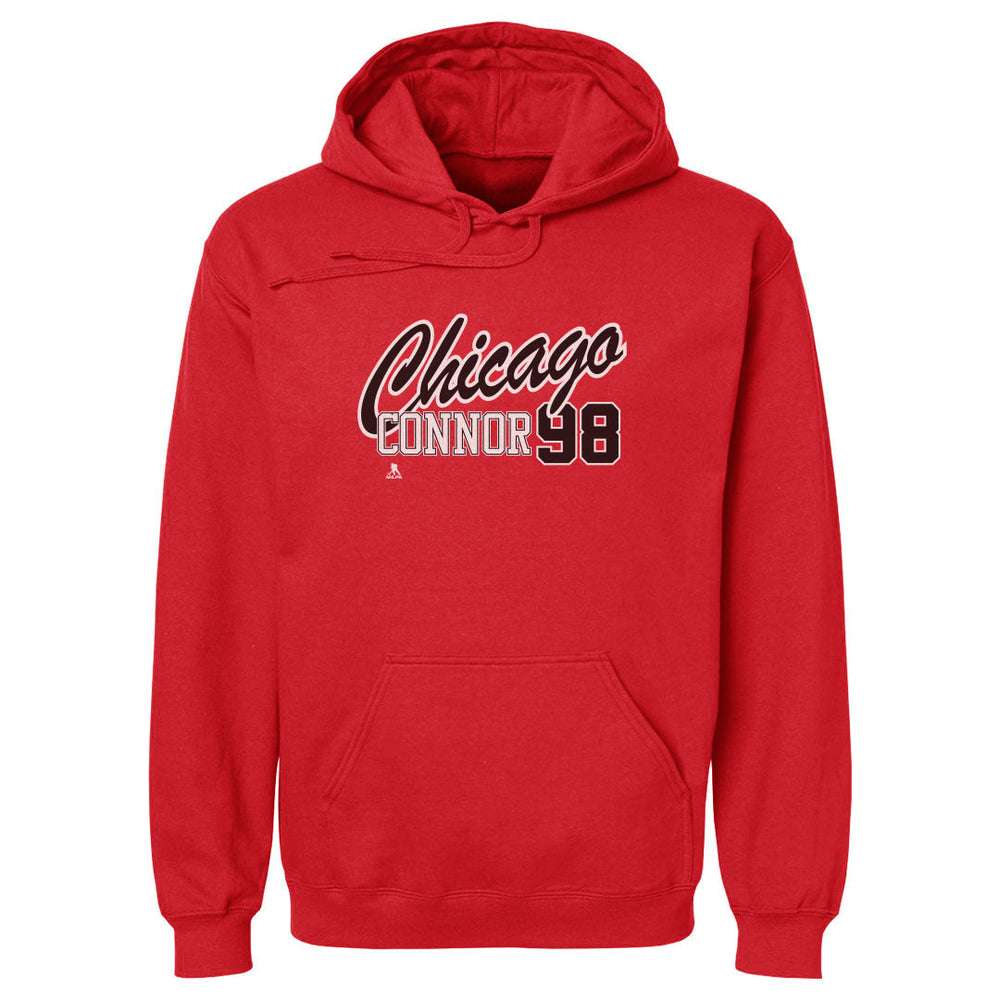 Connor Bedard Chicago Script 98 WHT (ONLINE ORDER ONLY)