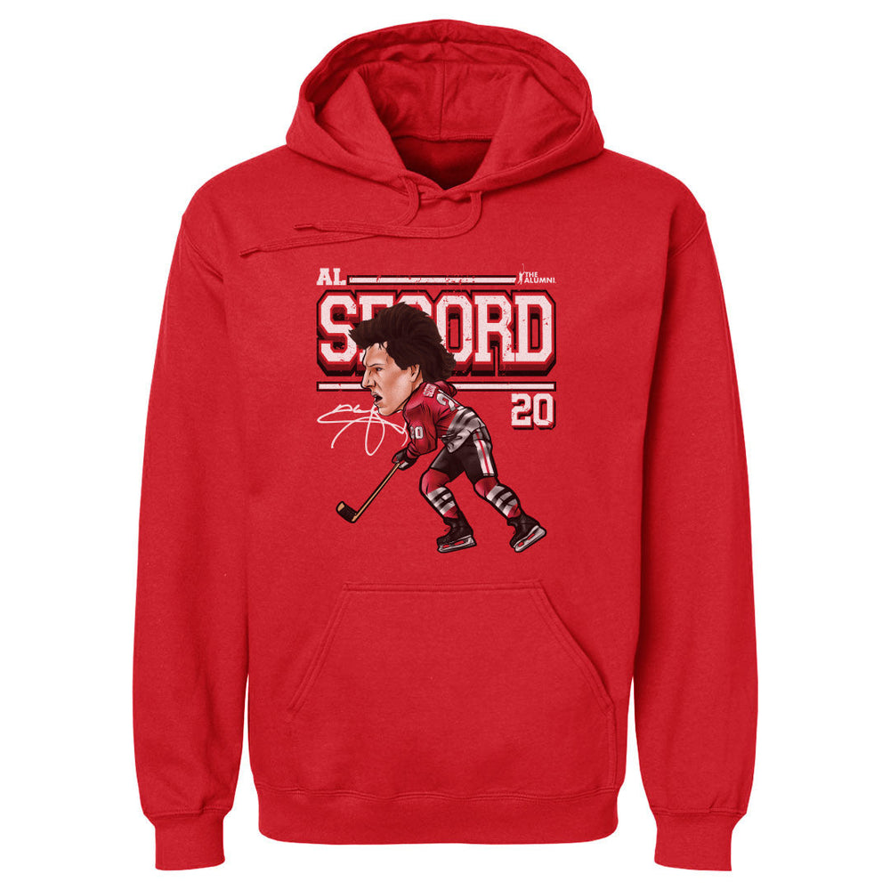 Al Secord Chicago Cartoon WHT (ONLINE ORDER ONLY)