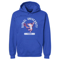 DePaul Blue Demons Mascot Tennis WHT (ONLINE ORDER ONLY)