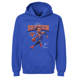 Jalen Brunson New York Knicks Caricature WHT