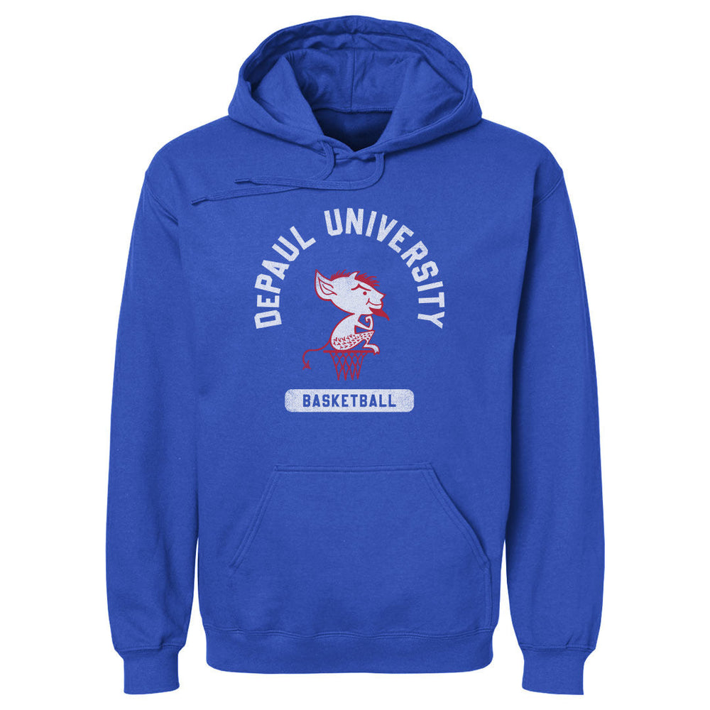 DePaul Blue Demons Mascot Basketball WHT