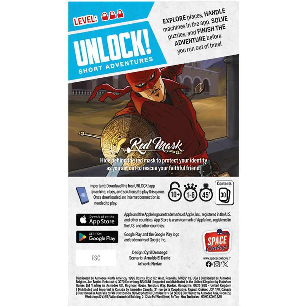 UNLOCK! Short Adventures 7: Red Mask (ONLINE ORDER ONLY)