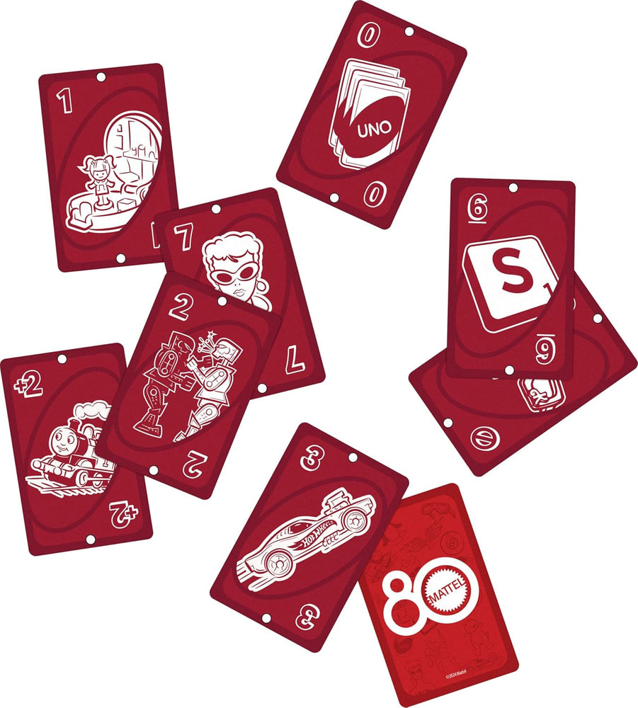 Mattel UNO 80th Ruby Red Card Game (ONLINE ORDER ONLY)