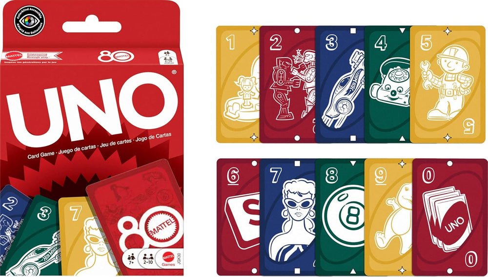 Mattel UNO 80th Ruby Red Card Game (ONLINE ORDER ONLY)