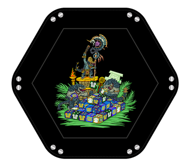 Celestial Dinosaurs | Premium Dice Tray