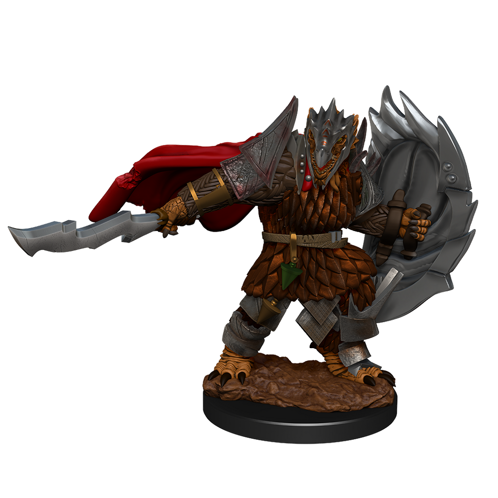 D&D: Nolzur's Marvelous Miniatures - Dragonborn Fighter Male (ONLINE ORDER ONLY)