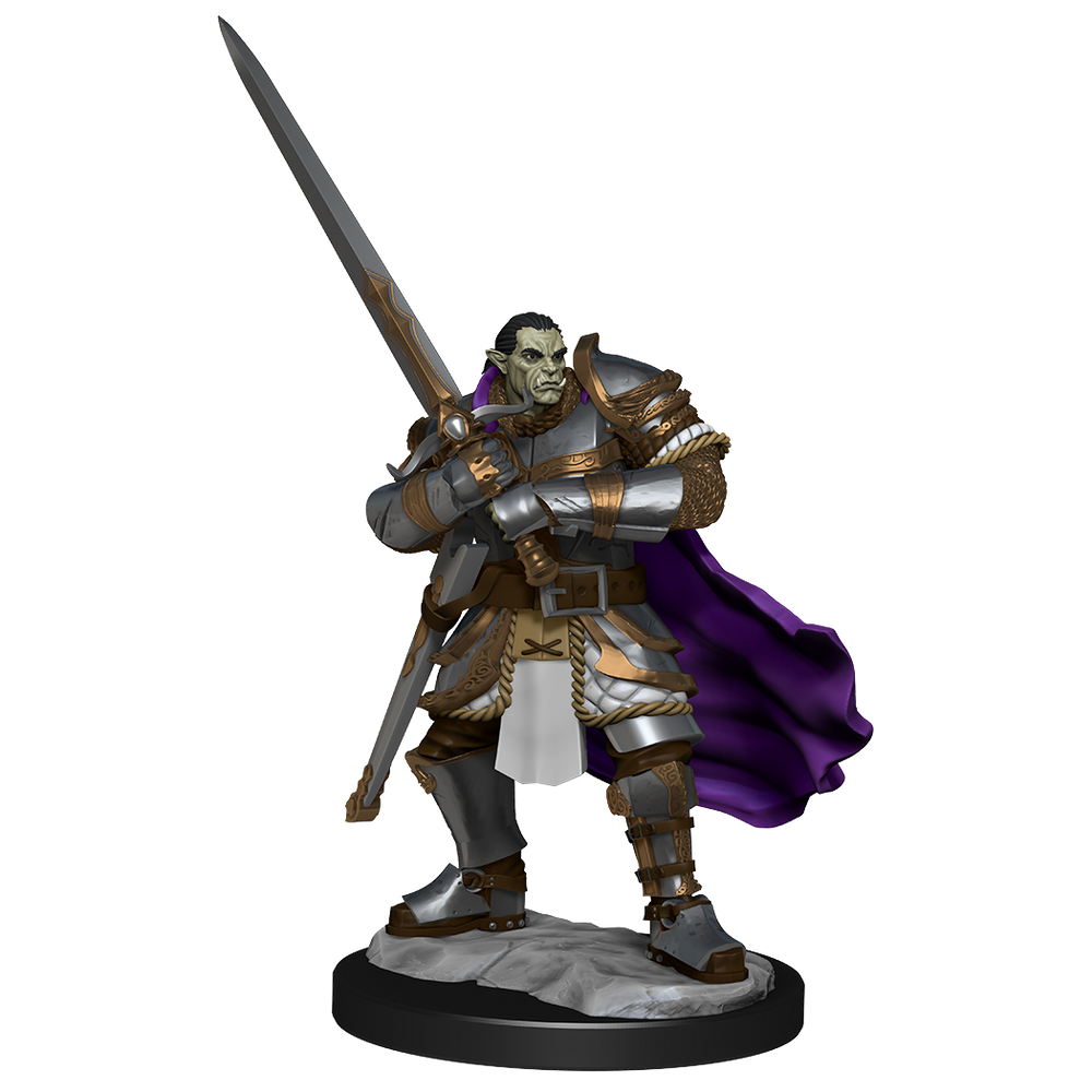 D&D: Nolzur's Marvelous Miniatures - Half-Orc Paladin Male (ONLINE ORDER ONLY)