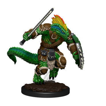 D&D: Nolzur's Marvelous Miniatures - Lizardfolk Barbarian & Lizardfolk Cleric (ONLINE ORDER ONLY)