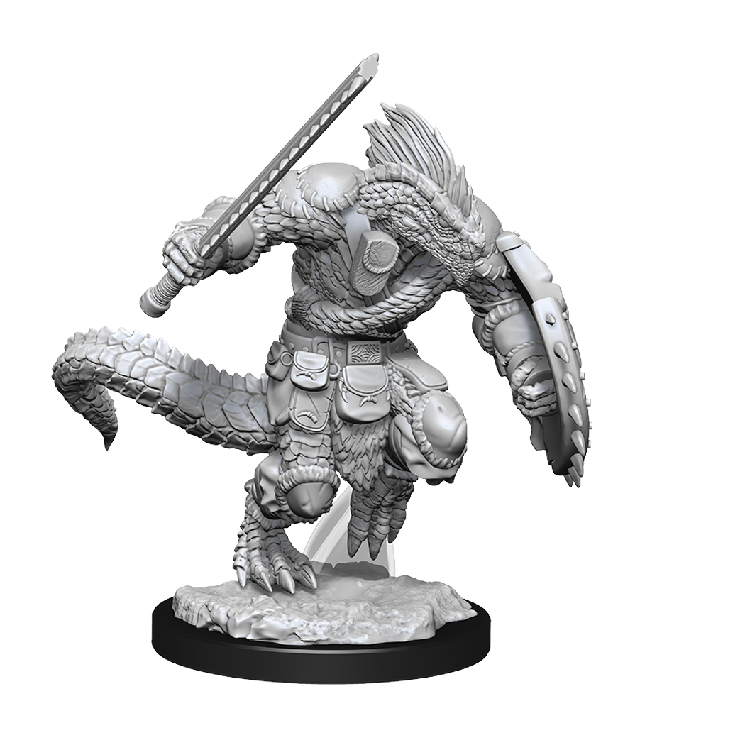 D&D: Nolzur's Marvelous Miniatures - Lizardfolk Barbarian & Lizardfolk Cleric (ONLINE ORDER ONLY)