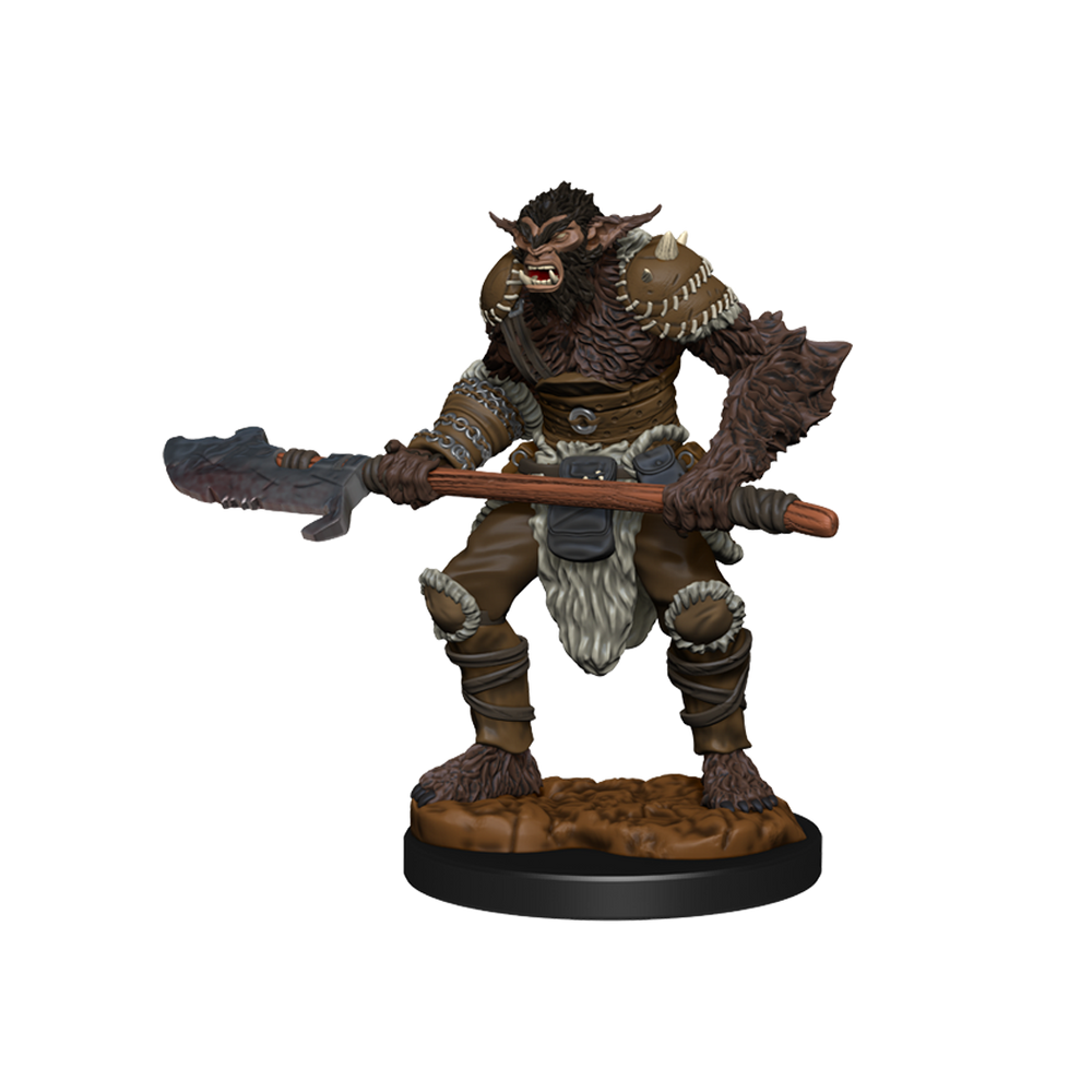 D&D: Nolzur's Marvelous Miniatures - Bugbear Barbarian Male & Bugbear Rogue Female (ONLINE ORDER ONLY)