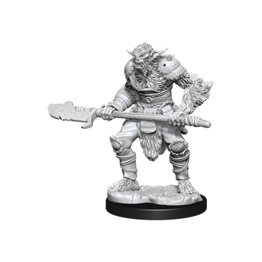 D&D: Nolzur's Marvelous Miniatures - Bugbear Barbarian Male & Bugbear Rogue Female (ONLINE ORDER ONLY)