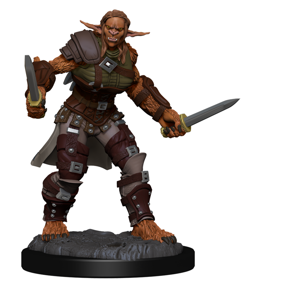 D&D: Nolzur's Marvelous Miniatures - Bugbear Barbarian Male & Bugbear Rogue Female (ONLINE ORDER ONLY)