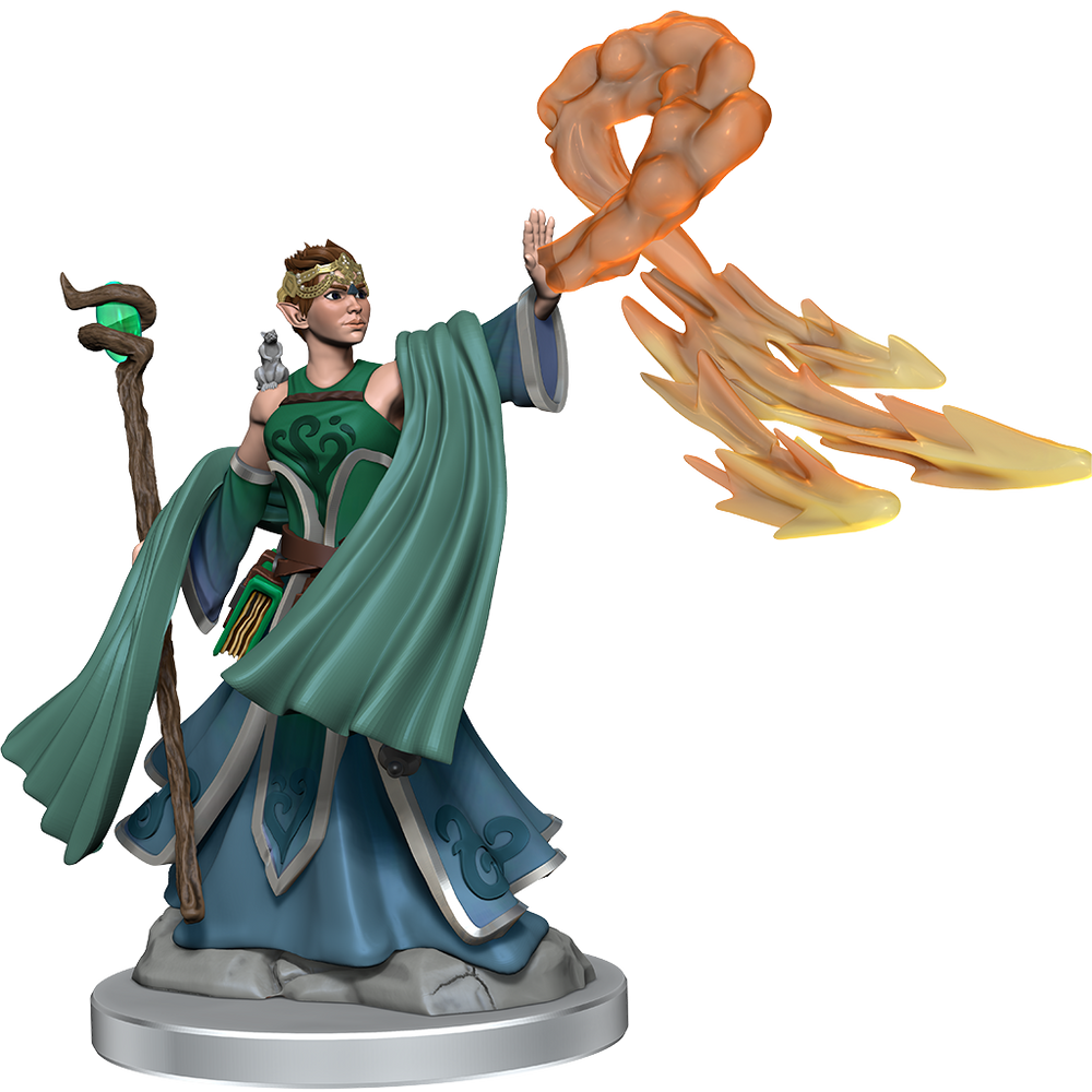 D&D: Frameworks - Elf Wizard Female (ONLINE ORDER ONLY)