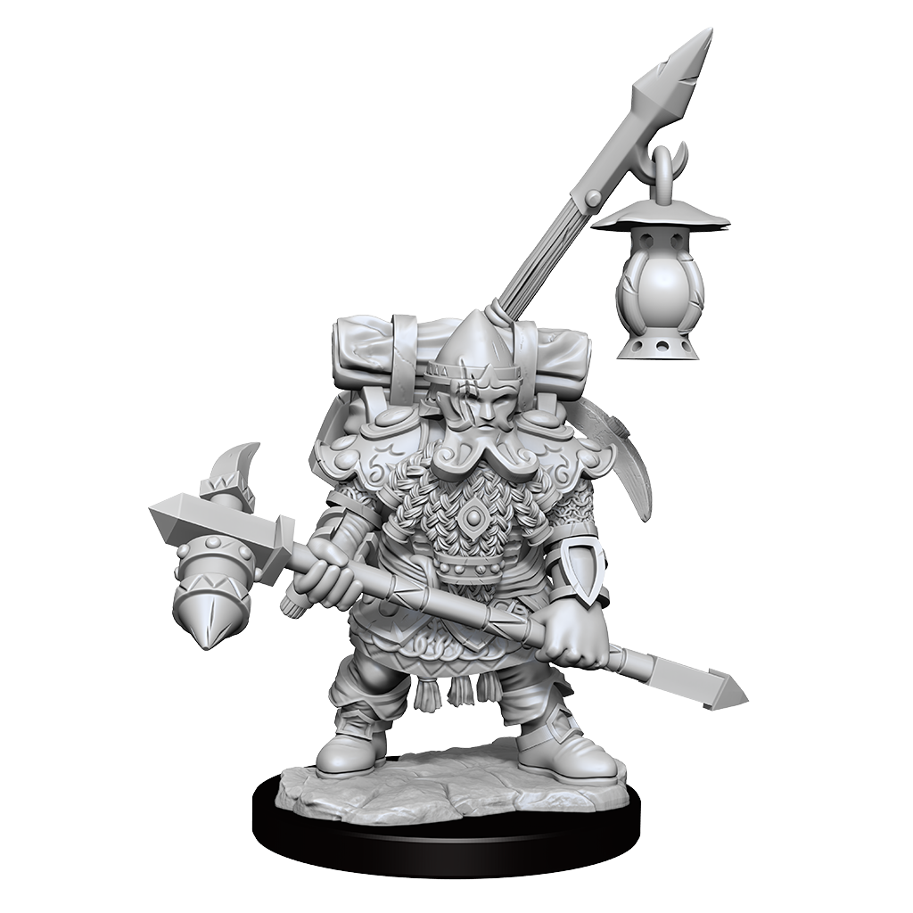 D&D: Frameworks - Dwarf Fighter Male (ONLINE ORDER ONLY)