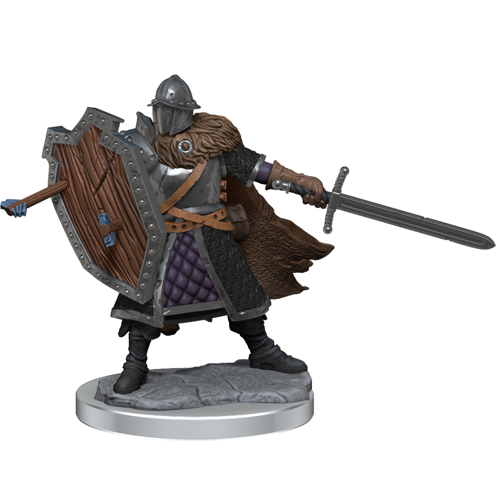 D&D: Frameworks - Human Fighter Male (ONLINE ORDER ONLY)