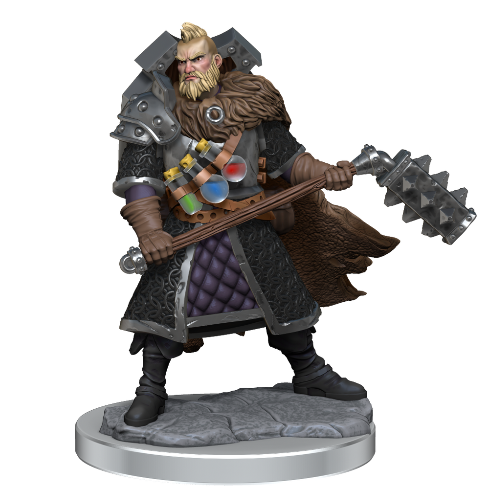 D&D: Frameworks - Human Fighter Male (ONLINE ORDER ONLY)