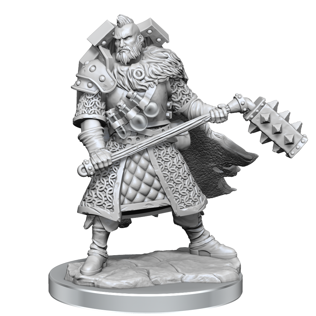D&D: Frameworks - Human Fighter Male (ONLINE ORDER ONLY)
