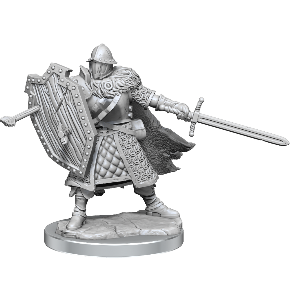 D&D: Frameworks - Human Fighter Male (ONLINE ORDER ONLY)