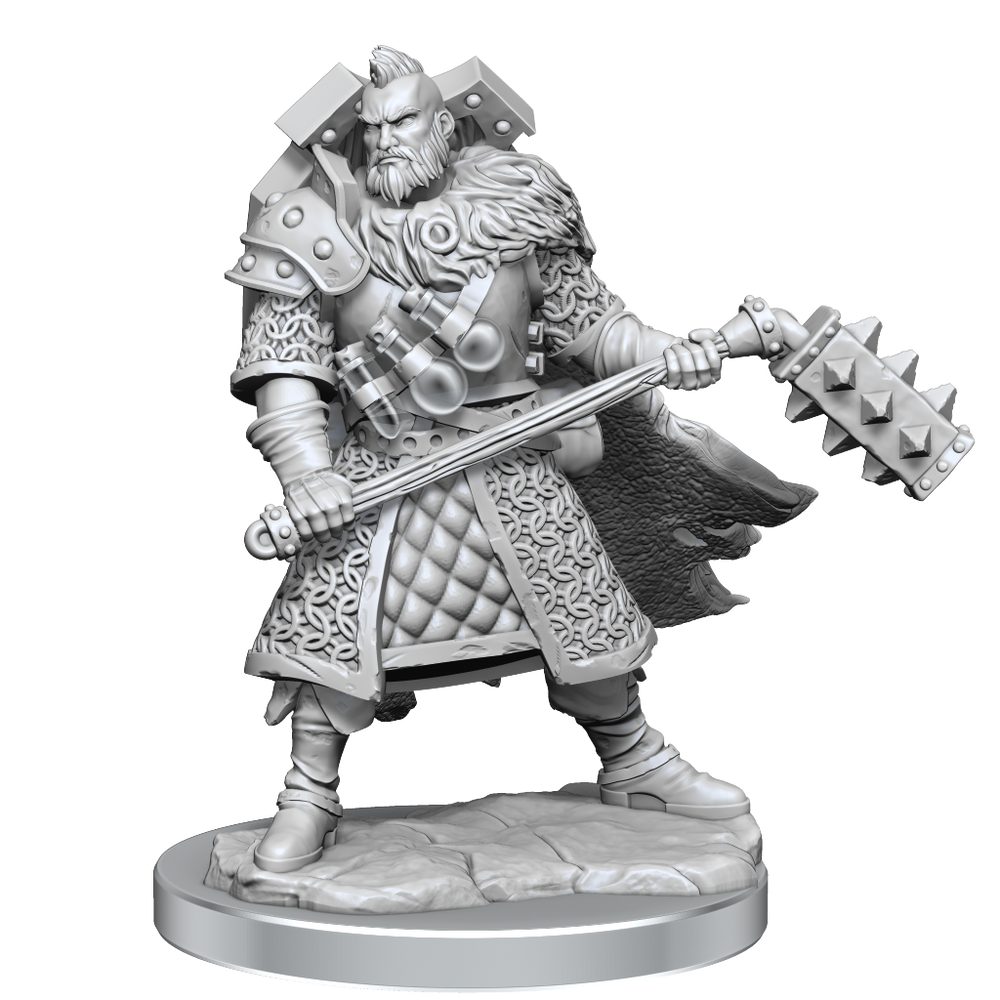 D&D: Frameworks - Human Fighter Male (ONLINE ORDER ONLY)