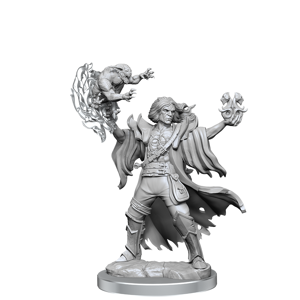 D&D: Frameworks - Human Warlock Male (ONLINE ORDER ONLY)