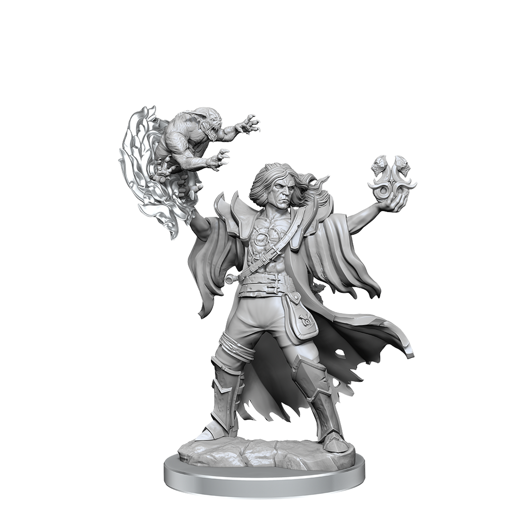 D&D: Frameworks - Human Warlock Male (ONLINE ORDER ONLY)