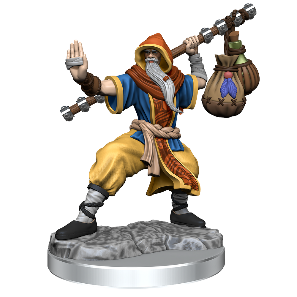 D&D: Frameworks - Human Monk Male (ONLINE ORDER ONLY)