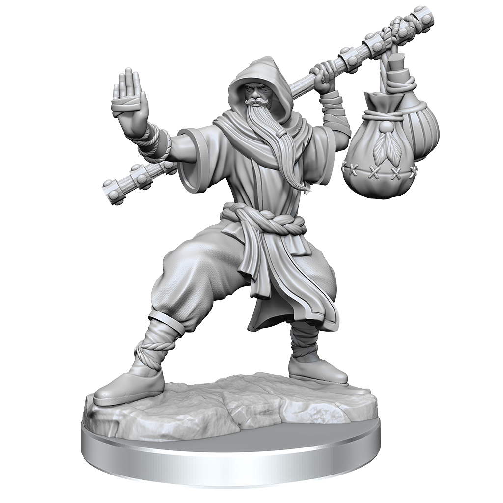 D&D: Frameworks - Human Monk Male (ONLINE ORDER ONLY)