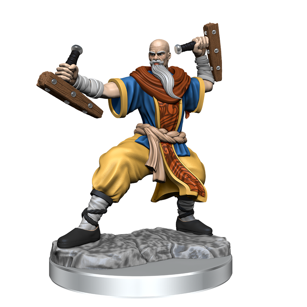 D&D: Frameworks - Human Monk Male (ONLINE ORDER ONLY)