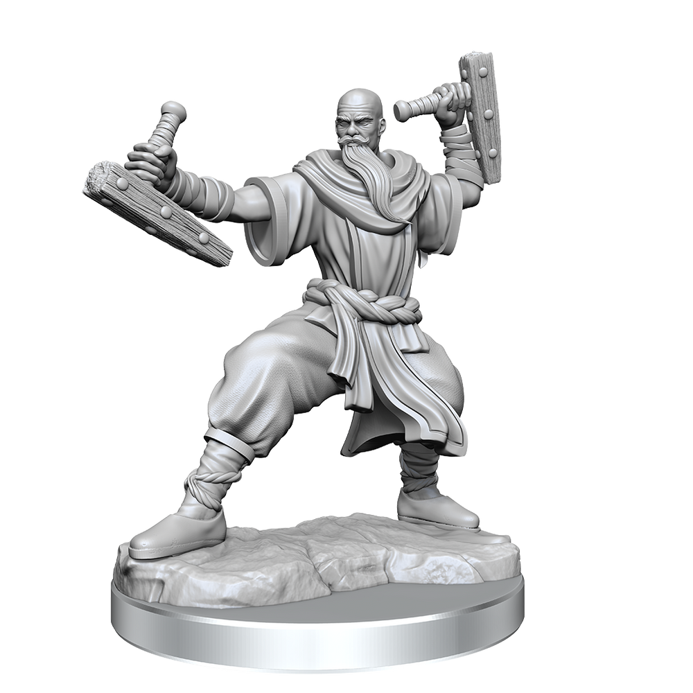 D&D: Frameworks - Human Monk Male (ONLINE ORDER ONLY)