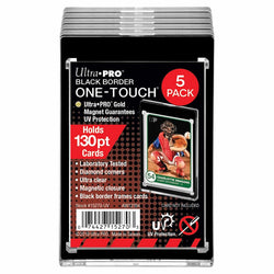 UPR15270 Card Holder Black Border One Touch for 3.5 x 2.5 Cards Pack of 5 (ONLINE ORDER ONLY)